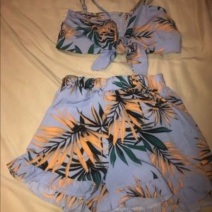 Floral two piece set